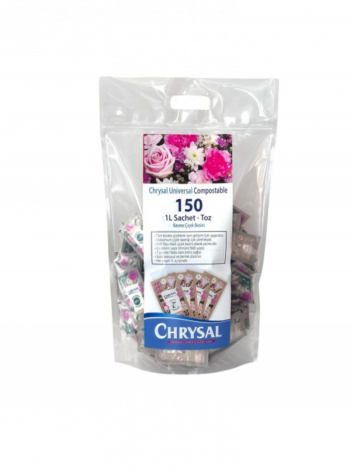 Chrysal Universal Compostable sachet 1L '150'li Paket'